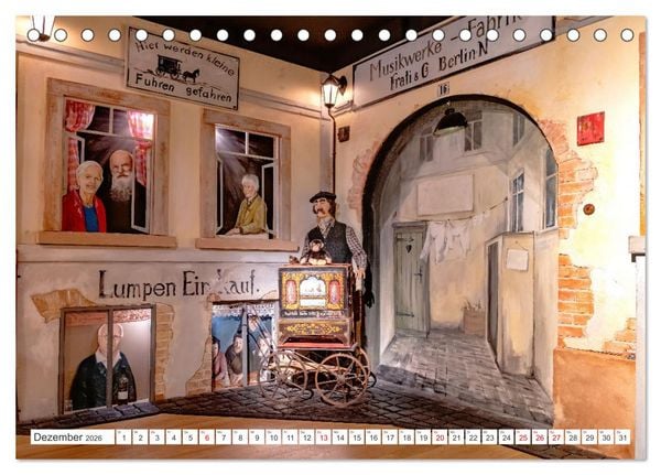 Produktbild: Selbstspielende Musikinstrumente (Tischkalender 2026 DIN A5 quer), CALVENDO Monatskalender