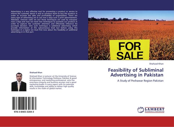 Produktbild: Feasibility of Subliminal Advertising in Pakistan