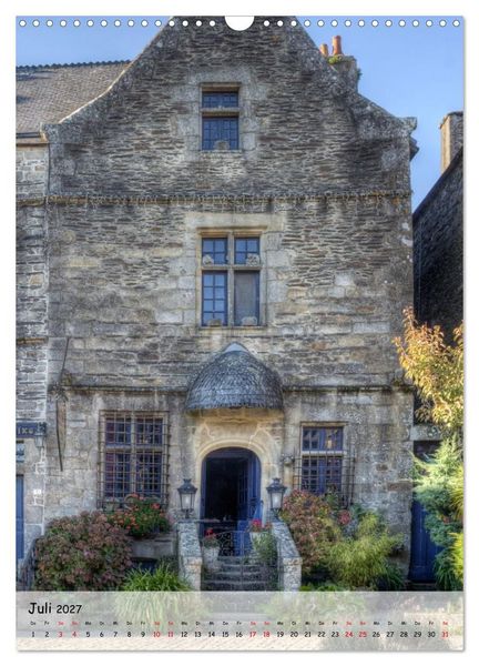 Produktbild: Rochefort-en-Terre. Traumdorf in der Bretagne (Wandkalender 2027 DIN A3 hoch), CALVENDO Monatskalender