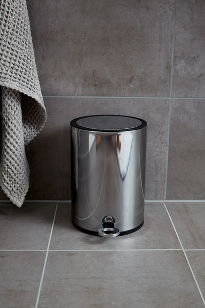 Produktbild: Kosmetik Treteimer Mod. Monza Edelstahl gl&auml;nzend, mit Absenkautomatik