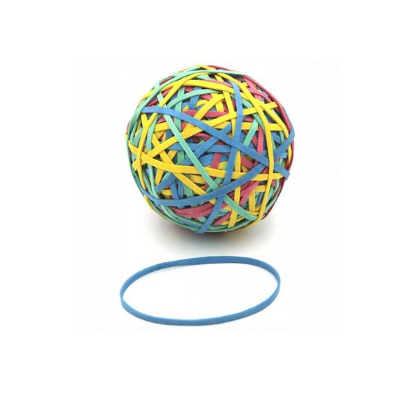 Produktbild: ALCO Gummiringe Ball mehrfarbig &Oslash;70mm 190g