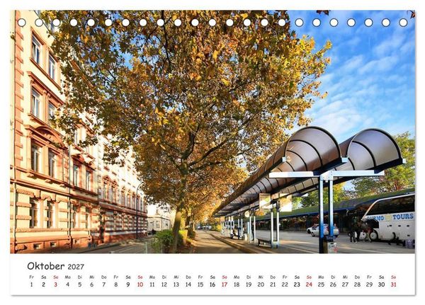 Produktbild: Offenbach B&uuml;rgel und Rumpenhain (Tischkalender 2027 DIN A5 quer), CALVENDO Monatskalender