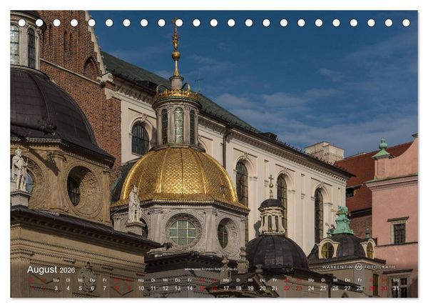 Produktbild: Krakau live (Tischkalender 2026 DIN A5 quer), CALVENDO Monatskalender