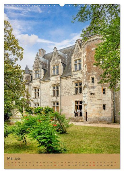 Produktbild: Die Schl&ouml;sser im Loiretal (Wandkalender 2026 DIN A2 hoch), CALVENDO Monatskalender