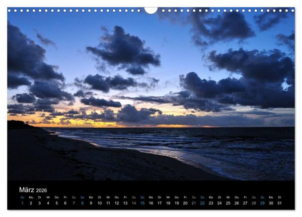 Produktbild: Ostseestrand Graal-M&uuml;ritz (Wandkalender 2026 DIN A3 quer), CALVENDO Monatskalender