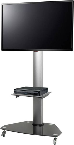 Produktbild: SpeaKa Professional SP-TVRW-01 TV-Rollwagen 81,3 cm (32") - 139,7 cm (55") Neigbar, H&ouml;henverstellbar