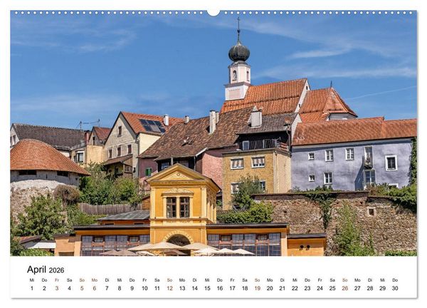Produktbild: Sonniges Sch&auml;rding, Barockstadt am Inn (Wandkalender 2026 DIN A2 quer), CALVENDO Monatskalender