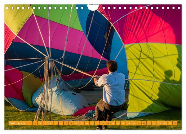 Produktbild: Hei&szlig;luftballone - Bunte Riesen im Norden (Wandkalender 2026 DIN A4 quer), CALVENDO Monatskalender