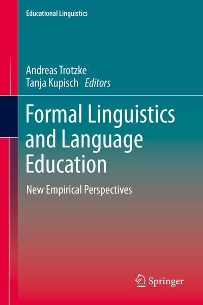 Produktbild: Formal Linguistics and Language Education