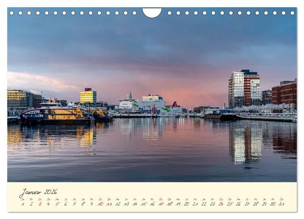 Produktbild: Kiel &ndash; Maritimes Flair im Wandel der Jahreszeiten (Wandkalender 2026 DIN A4 quer), CALVENDO Monatskalender