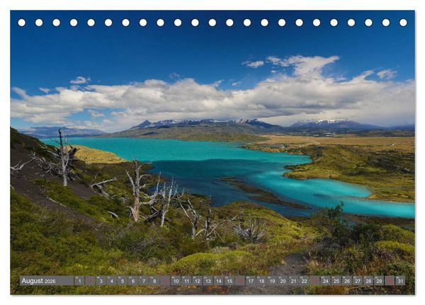 Produktbild: Traumwelt Chile (Tischkalender 2026 DIN A5 quer), CALVENDO Monatskalender