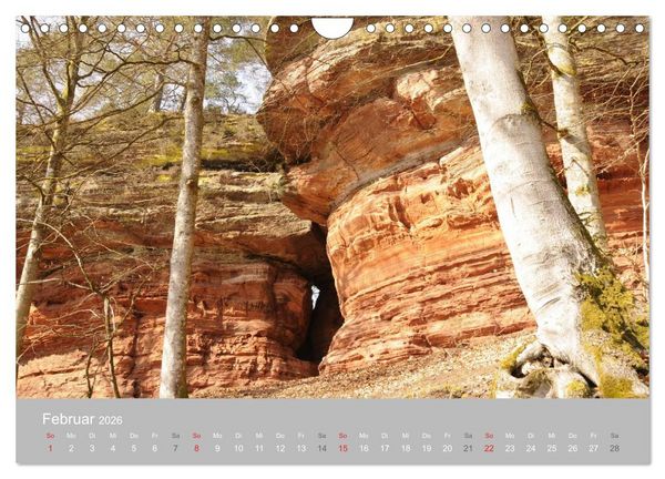 Produktbild: Felsen im Pf&auml;lzer Wald (Wandkalender 2026 DIN A4 quer), CALVENDO Monatskalender