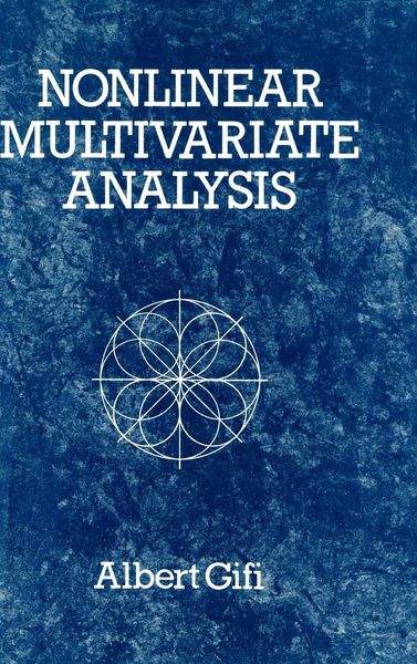 Produktbild: Nonlinear Multivariate Analysis