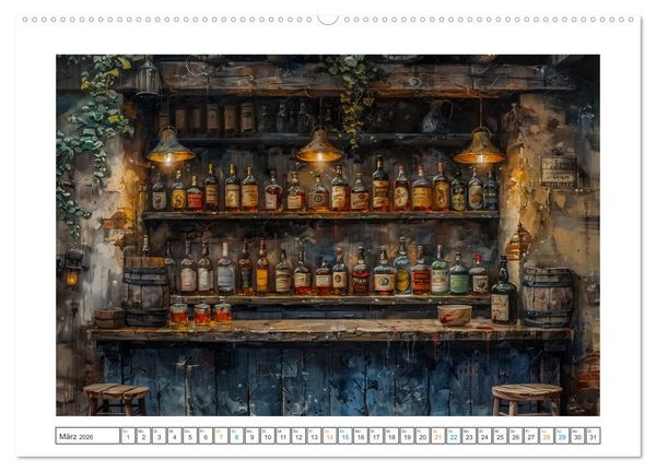 Produktbild: Spirit of Whisky (Wandkalender 2026 DIN A2 quer), CALVENDO Monatskalender