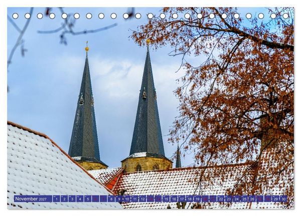 Produktbild: Duderstadt im Winter (Tischkalender 2027 DIN A5 quer), CALVENDO Monatskalender