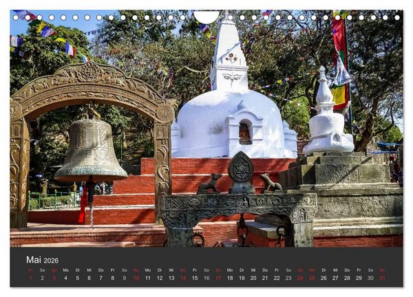 Produktbild: Nepal 2026 - Dem Himmel so nah (Wandkalender 2026 DIN A4 quer), CALVENDO Monatskalender
