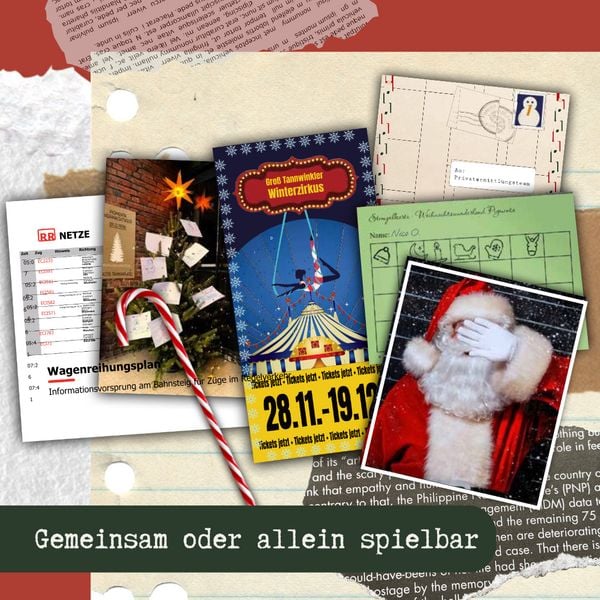 Produktbild: Crime Files &ndash; Fallakte: Winter-Einbruch. Der geniale Krimi-Adventskalender