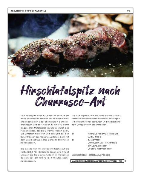 Produktbild: Wild gegrillt