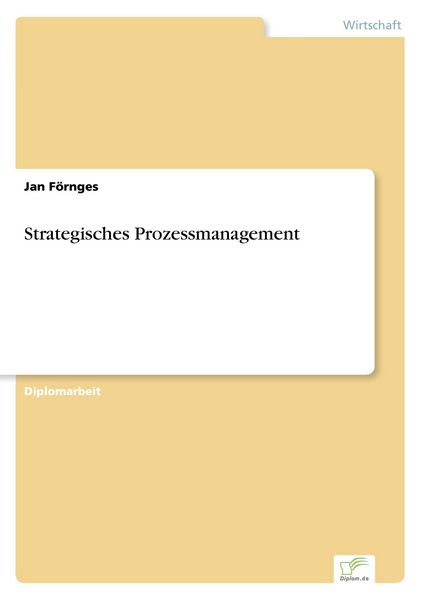 Produktbild: Strategisches Prozessmanagement