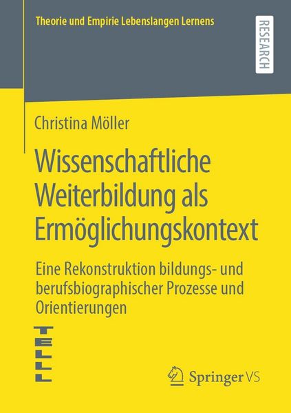 Produktbild: Wissenschaftliche Weiterbildung als Erm&ouml;glichungskontext
