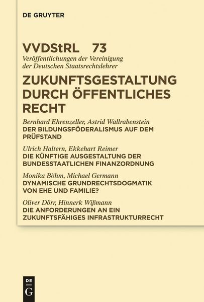 Produktbild: Zukunftsgestaltung durch &Ouml;ffentliches Recht