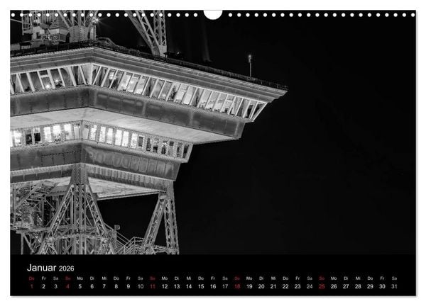 Produktbild: Berlin Monochrome (Wandkalender 2026 DIN A3 quer), CALVENDO Monatskalender
