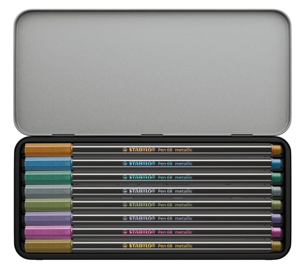 Produktbild: STABILO Filzstift Pen 68 metallic - 8 St&uuml;ck