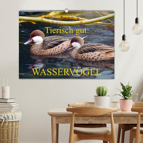 Produktbild: Tierisch gut: Wasserv&ouml;gel (Wandkalender 2026 DIN A2 quer), CALVENDO Monatskalender