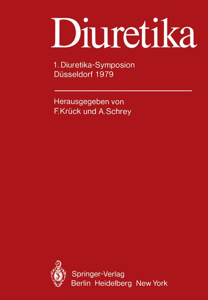 Diuretika, Taschenbuch von , Springer Berlin, 9783642675225