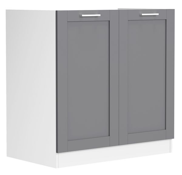 Produktbild: Sp&uuml;lunterschrank Breite 80 cm Sp&uuml;lenschrank Colura