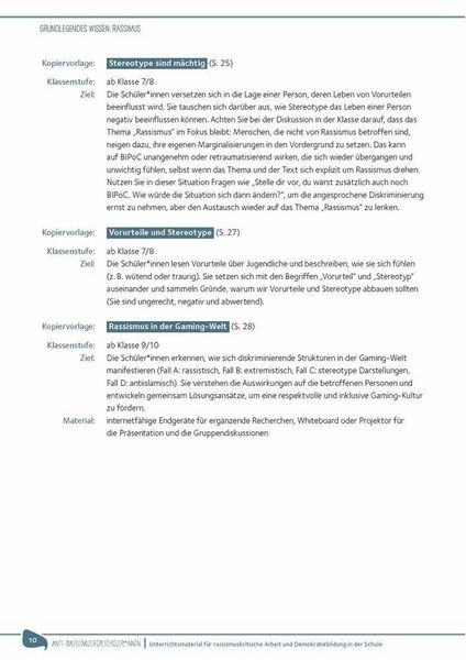 Produktbild: Anti-Rassismus f&uuml;r Sch&uuml;ler*innen