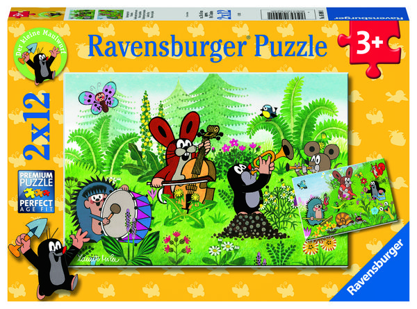 Produktbild: Puzzle Ravensburger Gartenparty mit Freunden 2 X 12 Teile