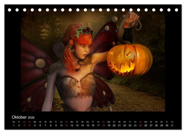 Produktbild: Elfenlichter (Tischkalender 2026 DIN A5 quer), CALVENDO Monatskalender