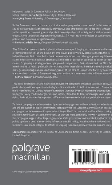 Produktbild: Social Movement Campaigns on EU Policy