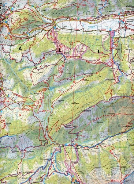 Produktbild: Allg&auml;uer Voralpen West, Nagelfluhkette, H&ouml;rnergruppe 1:25 000