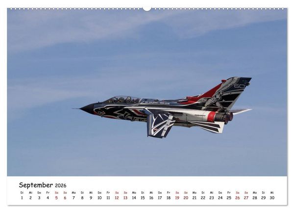Produktbild: Milit&auml;rjets Panavia Tornado (hochwertiger Premium Wandkalender 2026 DIN A2 quer), Kunstdruck in Hochglanz