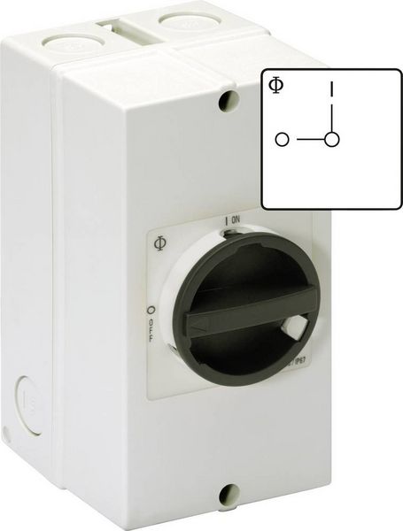 Produktbild: Kraus & Naimer KG10.T103/40.KS51V Reparaturschalter absperrbar 20A 1 x 90&deg; Schwarz 1St.