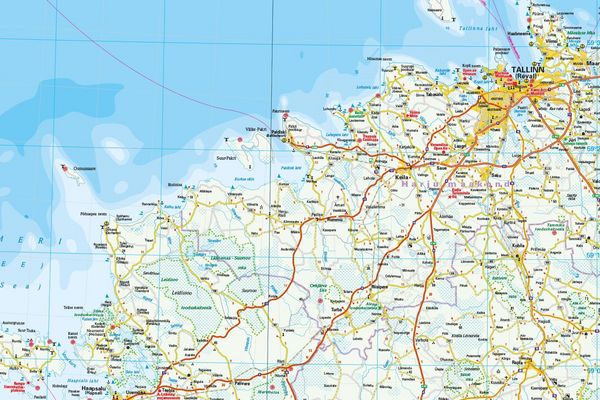 Produktbild: Reise Know-How Landkarte Estland / Estonia (1:275.000)