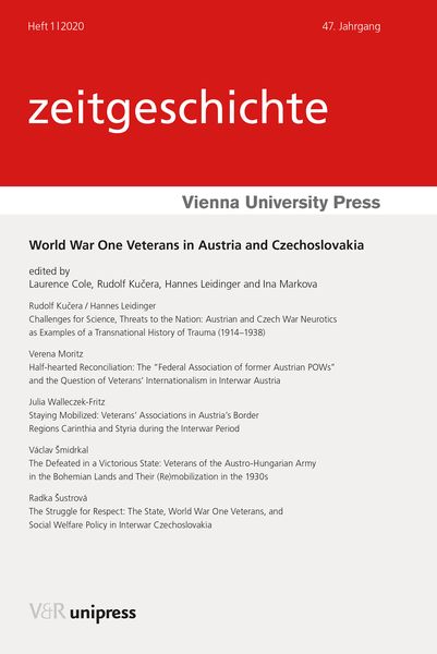 Produktbild: World War One Veterans in Austria and Czechoslovakia