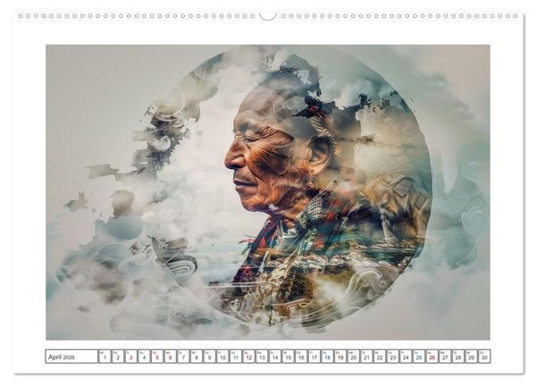 Produktbild: Indian Spirits (Wandkalender 2026 DIN A2 quer), CALVENDO Monatskalender