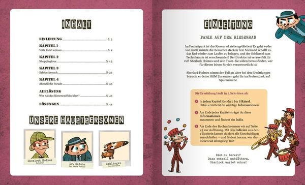 Produktbild: Panik auf dem Riesenrad - Sherlock Holmes f&uuml;r Kids &ndash; L&ouml;se die F&auml;lle