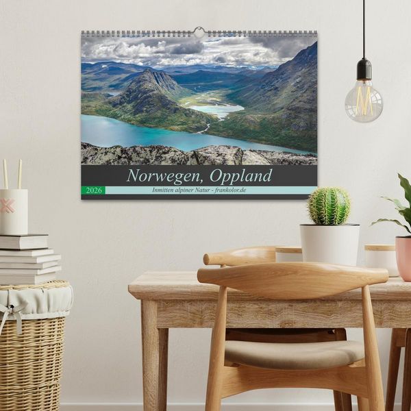 Produktbild: Norwegen, Oppland (Wandkalender 2026 DIN A3 quer), CALVENDO Monatskalender