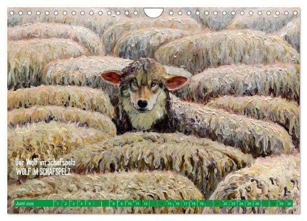 Produktbild: Sprichw&ouml;rter (Wandkalender 2026 DIN A4 quer), CALVENDO Monatskalender
