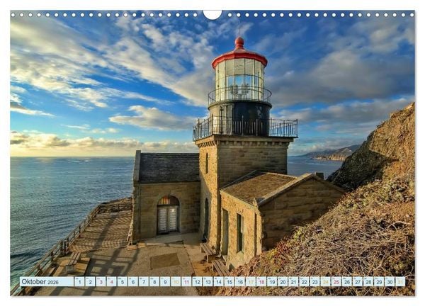 Produktbild: Leuchtt&uuml;rme - maritime Wegweiser weltweit (Wandkalender 2026 DIN A3 quer), CALVENDO Monatskalender