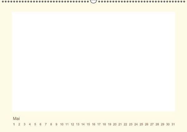 Produktbild: Immerw&auml;hrender Kalender zum selber Gestalten (Wandkalender immerw&auml;hrend DIN A3 quer)