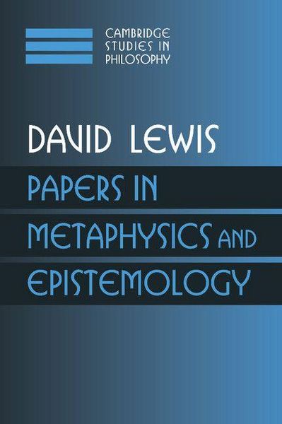 Produktbild: Papers in Metaphysics and Epistemology