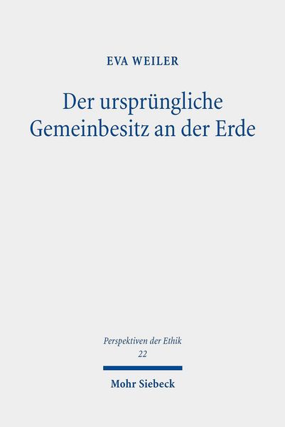 Produktbild: Der urspr&uuml;ngliche Gemeinbesitz an der Erde