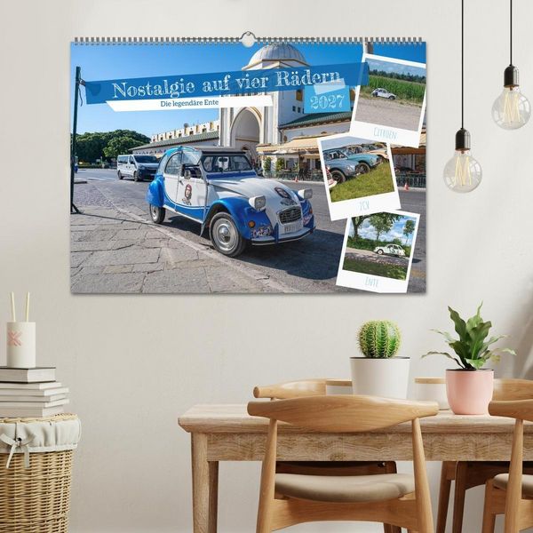 Produktbild: Nostalgie auf vier R&auml;dern (Wandkalender 2027 DIN A2 quer), CALVENDO Monatskalender