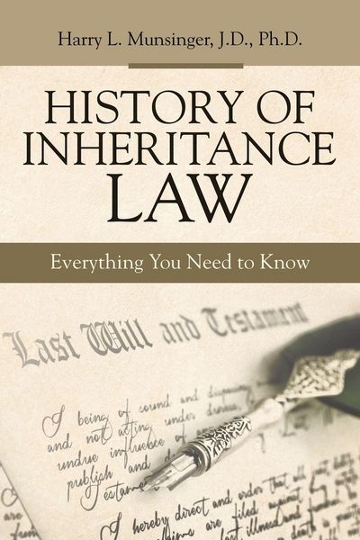 Produktbild: History of Inheritance Law