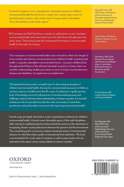 Produktbild: Textbook of Children's Environmental Health